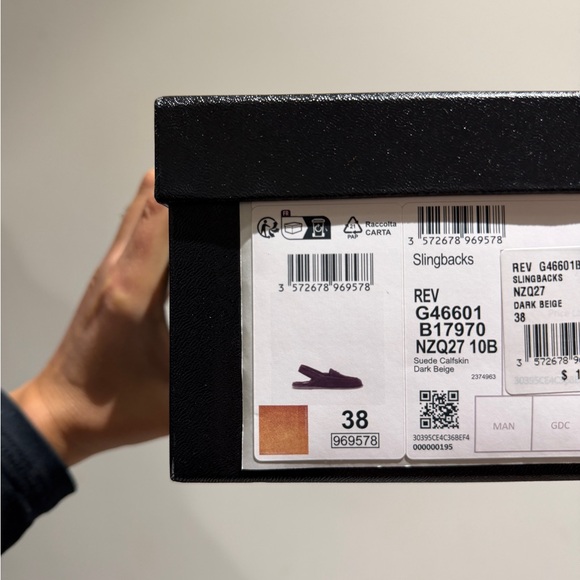 Chanel Shearling Slingback Loafers | Size 38 - Picture 10 of 13